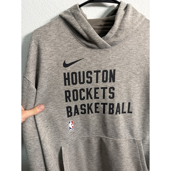 Houston Rockets Nike Sweatshirt Engineered NBA Mens Size XL Gray - Picture 3 of 8